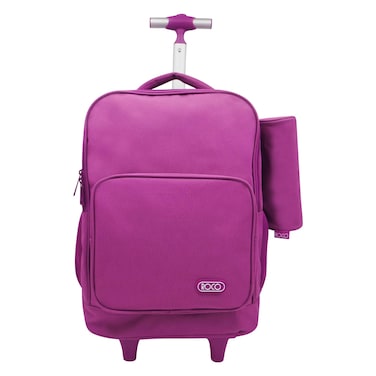 Roco Basic Trolley Bag with Pencil Case &ndash; 18" &ndash; Burgundy