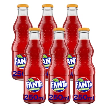 Fanta Strawberry Bottle 250ml x6