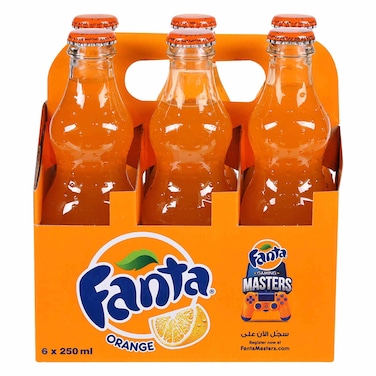 Fanta Orange Bottle 250ml x6
