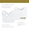 LuQu 3 Bibs Set Soft Washable Adjustable 0+ months
