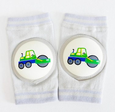 LuQu One Pair Top Quality Baby Knee Pads for Crawling Anti-Slip Padded Stretchable Soft Breathable and Comfortable Knee Cap Elbow Safety Protector Knee Pads for Baby 0 to 3 years