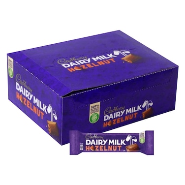 كادبوري ديري ميلك بندق 32 جرام × 12