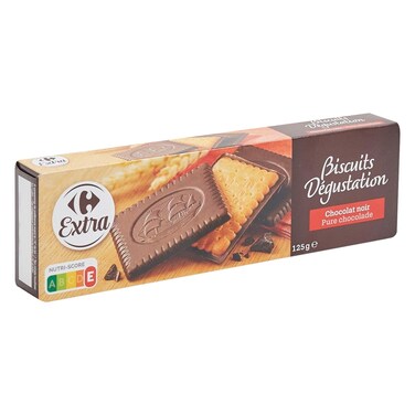 Crf Dark Choc Biscuits 125g