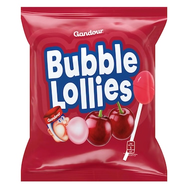 Gandour Bubble Lollies Cherry 301g