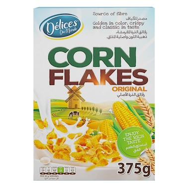 ديليس رقائق ذرة أصلية، 375 جرام