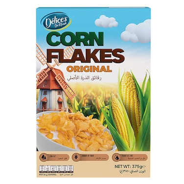 Delices Corn Flakes Original, 375g