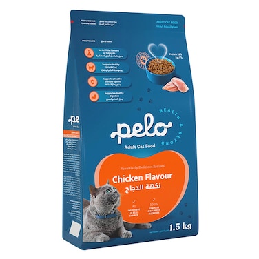 Pelo Dry Cat Food Chicken, 1.5kg