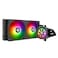 مبرد سائل متكامل لوحدة المعالجة المركزية Thermalright Stream Vision 360 أبيض - 360 مم، شاشة LCD مربعة 3.5 بوصة لعرض الصور، مضخة شفط مغناطيسي عالية الأداء بدقة 640 × 480 مع مروحة مدمجة