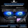 مبرد سائل متكامل لوحدة المعالجة المركزية Thermalright Stream Vision 360 أبيض - 360 مم، شاشة LCD مربعة 3.5 بوصة لعرض الصور، مضخة شفط مغناطيسي عالية الأداء بدقة 640 × 480 مع مروحة مدمجة