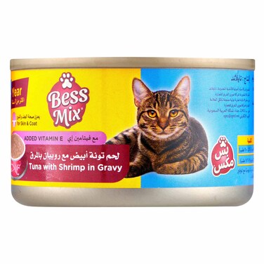 Bessmix Tuna &amp; Shrimp in Gravy &ndash; 85 g