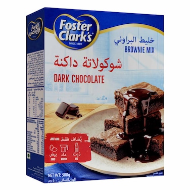فوستر كلاركس خليط كيك براوني بالشوكولاتة الداكنة 500 جرام