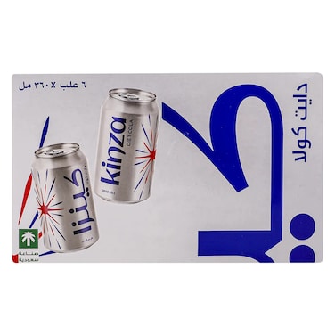 Kinza Cola Diet, 360ml &times; 6