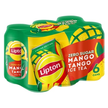 Lipton Ice Tea Mango Tango Zero Sugar Cans 310 Ml