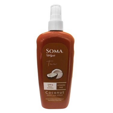 Soma Deep Tan Coconut Tanning Spray &ndash; 250 ml