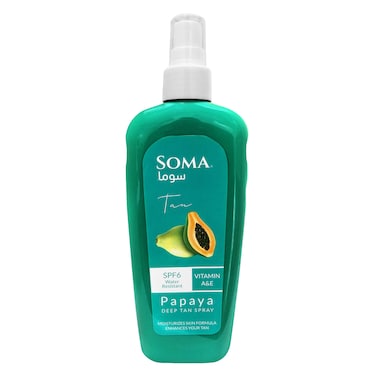 Soma Deep Tan Papaya Tanning Spray &ndash; 250 ml