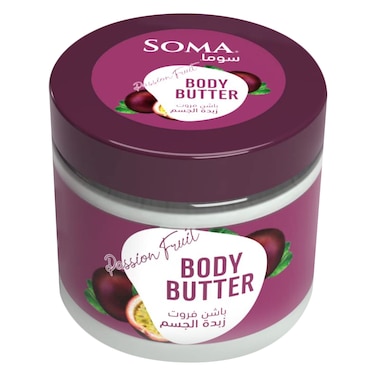 سوما – زبدة جسم بفاكهة الباشن فروت – 350 جرام