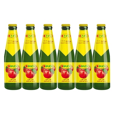 راوخ عصير تفاح فوار 250 مل × 6