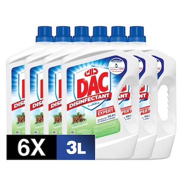 DAC Floor Disinfectant Pine Offer 3L x6