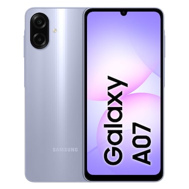 Samsung Galaxy A07, 128GB Storage, 4GB RAM, 4G, Violet
