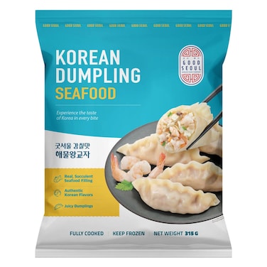 Good Seoul Korean Dumplings, Stuffed With Seafood 315g