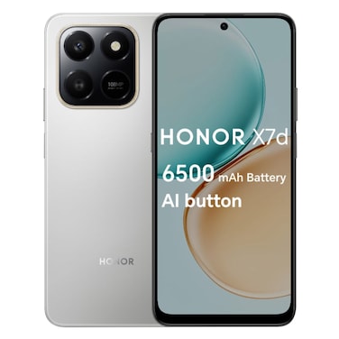 هونر هاتف ذكي X7D، ذاكرة داخلية 256 جيجابايت، رام 8 جيجابايت، شبكة 4G، باللون الفضي