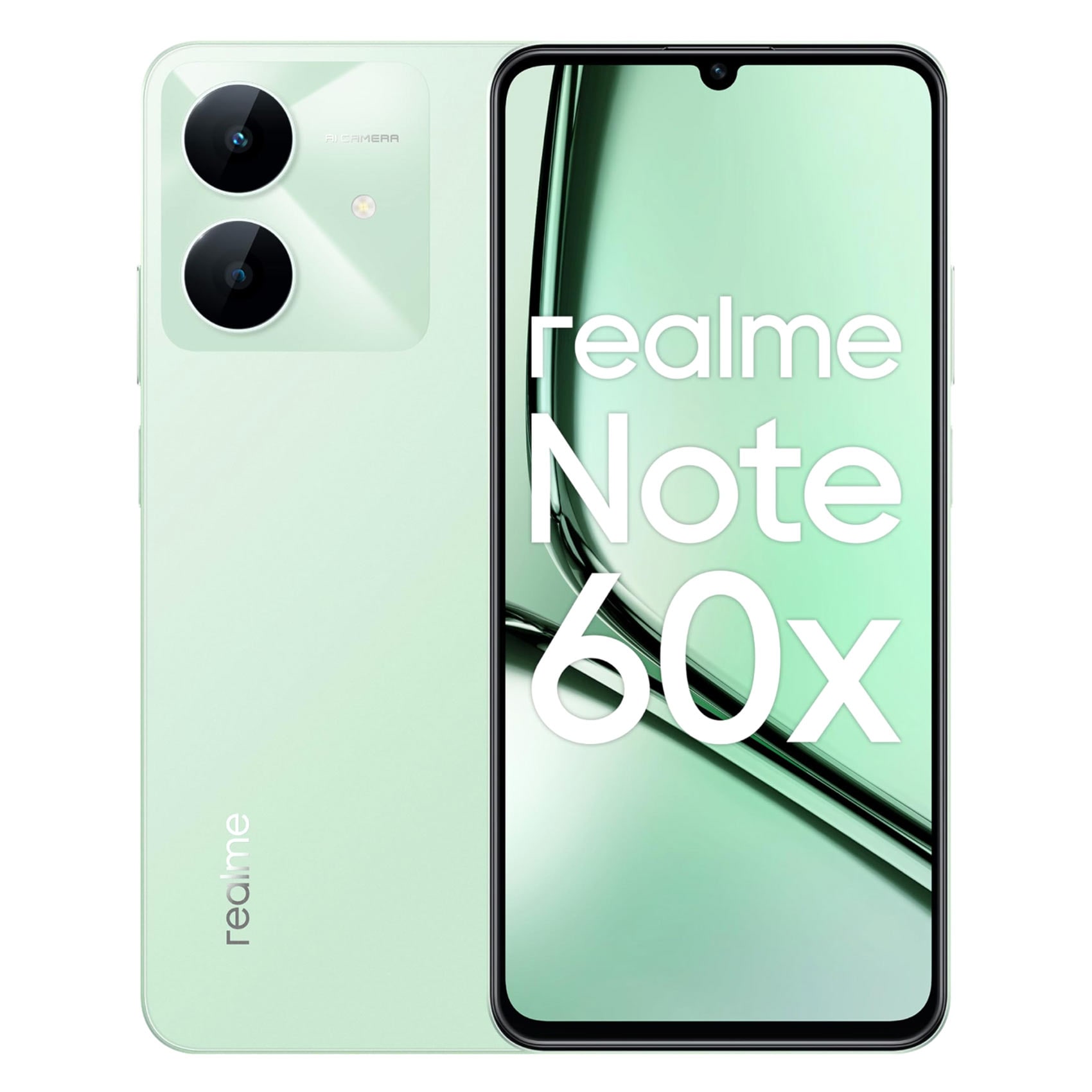 Buy Realme Note 60X, 128GB Storage, 4G, Green Online | Carrefour KSA