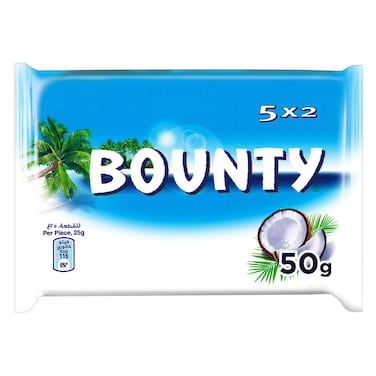 Bounty Chocolate 5x2 Pack, 250g