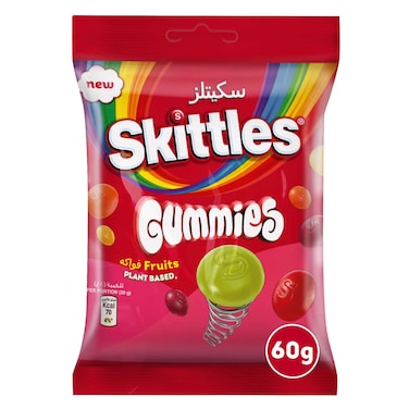 Skittles Gummies Fruits Candy 60g