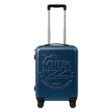 MNUK Manchester HD Trolley Suitcase &ndash; Blue &ndash; 20 Inch
