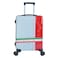 MNUK Swagger Hard Shell Trolley Suitcase &ndash; White and Red &ndash; 20 inch &ndash; Designed in Italy