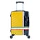 MNUK Swagger Hard Shell Trolley Suitcase &ndash; Yellow and Black &ndash; 20 inch &ndash; Designed in Italy