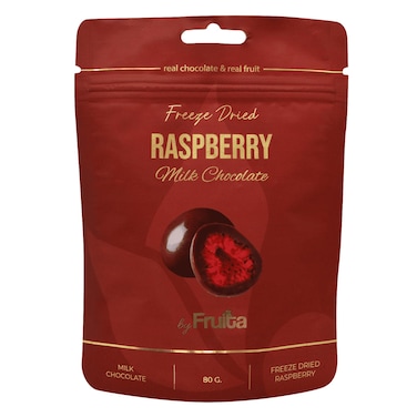 Fruita Milk Chocolate Coated Raspberries &ndash; 80 g