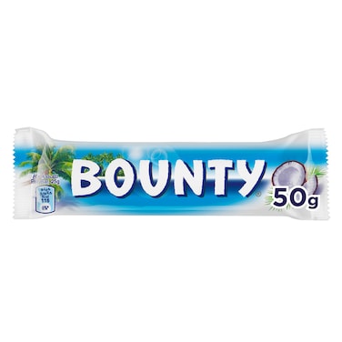 Bounty Chocolate Bar 50g