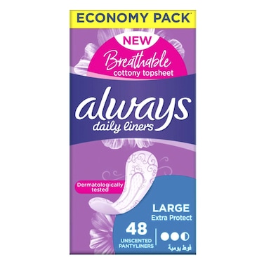 ألويز – فوط يومية كبيرة – 48 قطعة