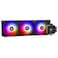مبرد Thermalright Rainbow Vision 360 Turbo ARGB أبيض، 360 مم، شاشة منحنية 60 هرتز بدقة 2400×1080، متوافق مع AM4/AM5، Intel LGA1851/1700، شاشة ثلاثية الأبعاد 6.67 بوصة مع تثبيت مغناطيسي