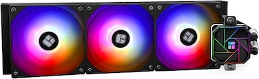 مبرد Thermalright Rainbow Vision 360 Turbo ARGB أبيض، 360 مم، شاشة منحنية 60 هرتز بدقة 2400×1080، متوافق مع AM4/AM5، Intel LGA1851/1700، شاشة ثلاثية الأبعاد 6.67 بوصة مع تثبيت مغناطيسي