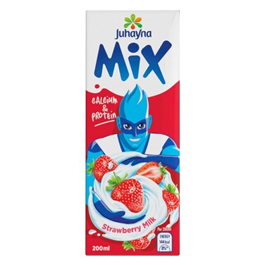 جهينة ميكس – مشروب الحليب بنكهة الفراولة – 200 مل × 27