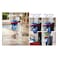 Vileda H2Pro Flat Mop System, Revolutionary Clean And Dirty Water Separation, Water-Saving Design, Compact Storage, Ergonomic Handle, Microfibre Power, Can Be Used One-Handed