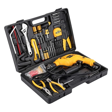 إبسيلون – مثقاب طرق 500 واط مع طقم ملحقات مكون من 200 قطعة