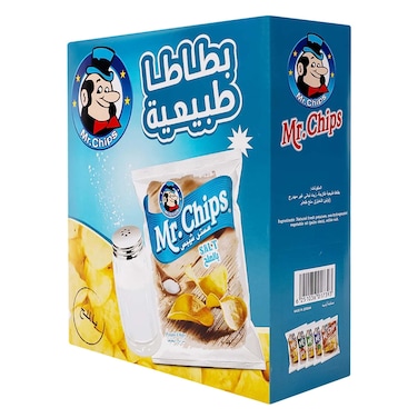 Mr.Chips - Potato Chips, Salt, 21g x12