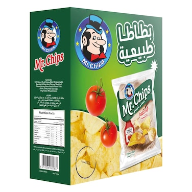 مستر شيبس كاتشب البطاطس 21 جرام × 12