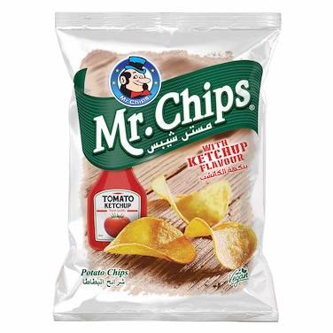 مستر تشيبس - رقائق البطاطس، كاتشب، 21 جرام