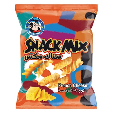 مستر شيبس مزيج وجبات خفيفة بالجبنة 14 جرام × 20