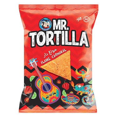 Mr. Chips Flame Flavored Tortilla Chips &ndash; 80 g