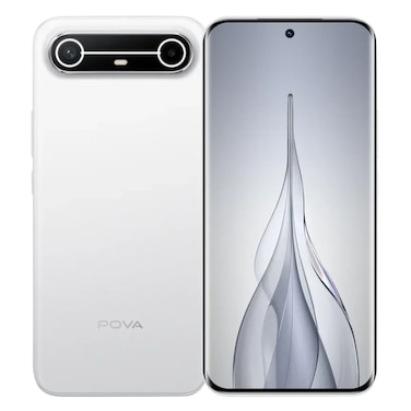 Tecno Pova Slim Smartphone &ndash; 256 GB Storage, 8 GB RAM &ndash; 5G &ndash; White