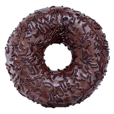 دونات محشوة بثلاث طبقات شوكولاتة