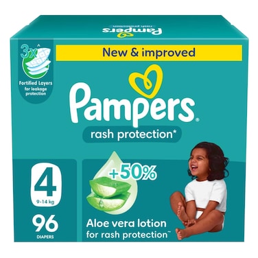 بامبرز حفاض مقاس 4، 96 قطعة، سوبر هيرو