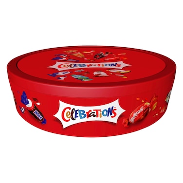 Mars Celebration, Your Favorite Chocolate Candy Mix, Twix, Snickers, Maltesers, Galaxy Milk Chocolate, Bounty, Milky Way, Mars, Galaxy Caramel 600g