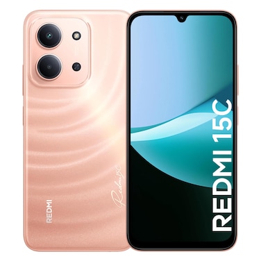 شاومي ريدمي - 15C، ذاكرة داخلية 256 جيجابايت، رام 8 جيجابايت، شبكة 4G، لون برتقالي