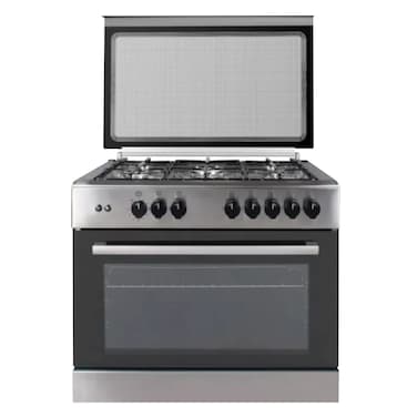 لوكسيل موقد غاز، فولاذ، 5 شعلات، 90 × 60 سنتيمتر (LF699GG5)